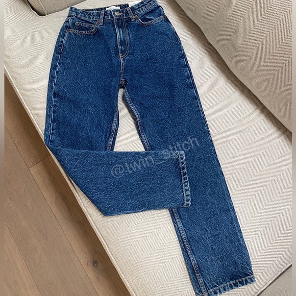 Zara | Jeans | Zara Classic Mom Fit High Rise Ankle Length Jeans | Poshmark